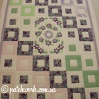 Patchwork bedspread "Tinkerbell"