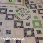Patchwork bedspread "Tinkerbell"