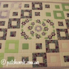 Patchwork bedspread "Tinkerbell"